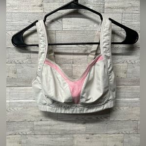 Lululemon Ta Ta Tamer Bra 34C Pink White
